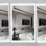 Project Backdrop TV UPVC Marble
