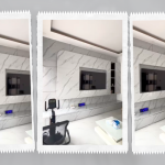 Project Backdrop TV UPVC Marble