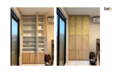 Kabinet Lemari Full Ceiling
